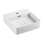 Fienza Petra Mini Above Counter 420 x 420 x 120mm, Gloss White