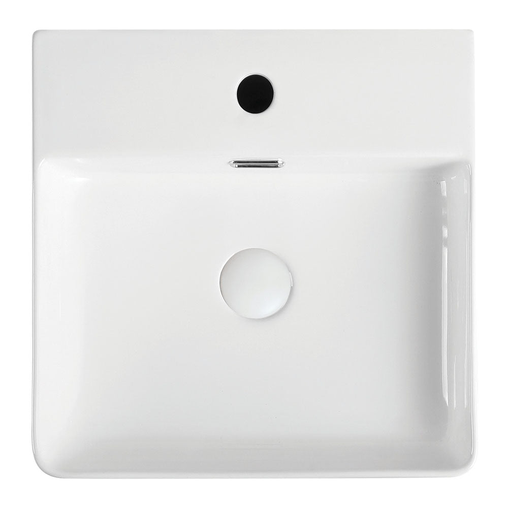 Fienza Petra Mini Above Counter 420 x 420 x 120mm, Gloss White