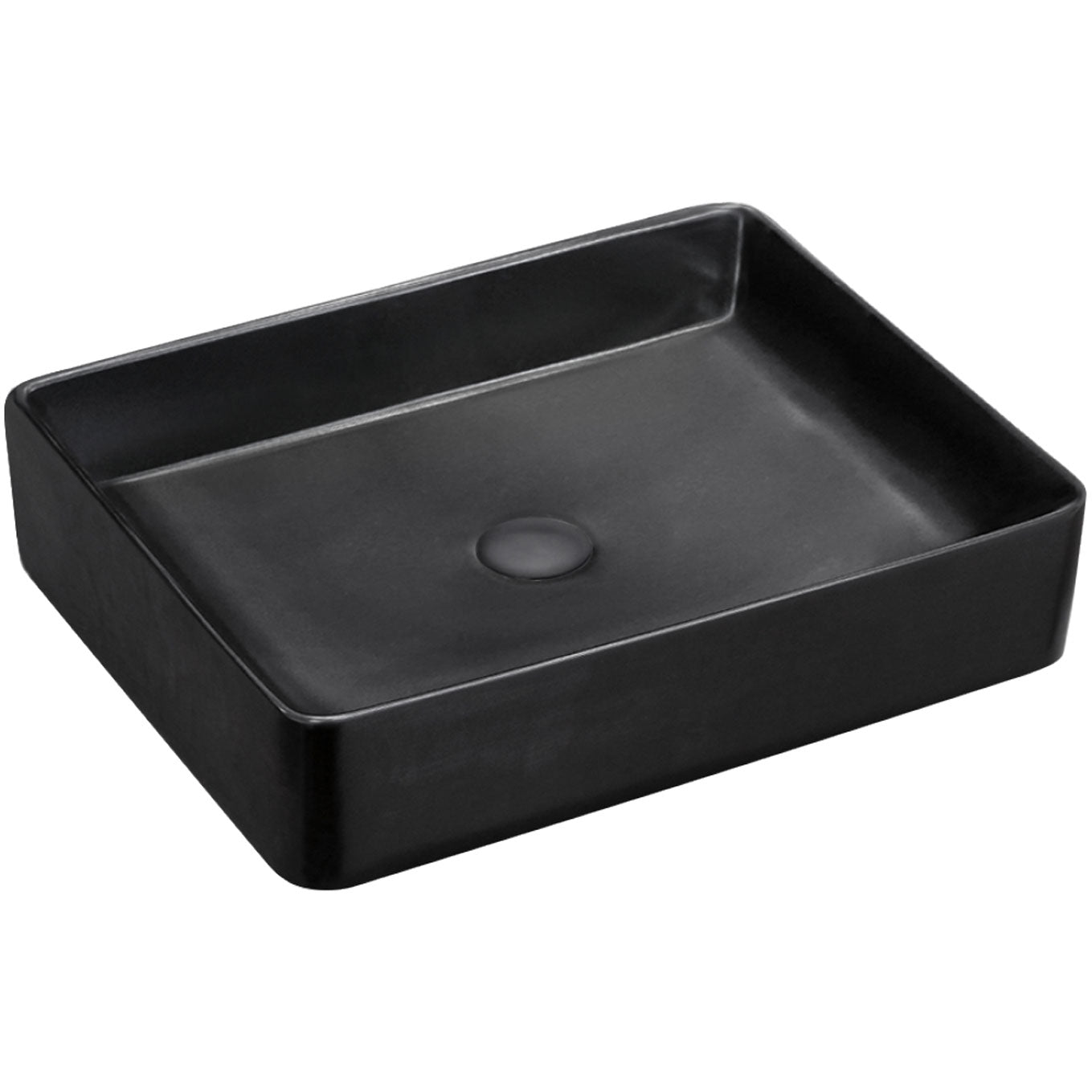 Fienza Luciana Above Counter Basin 510 x 405 x 110mm, Matte Black