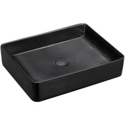 Fienza Luciana Above Counter Basin 510 x 405 x 110mm, Matte Black