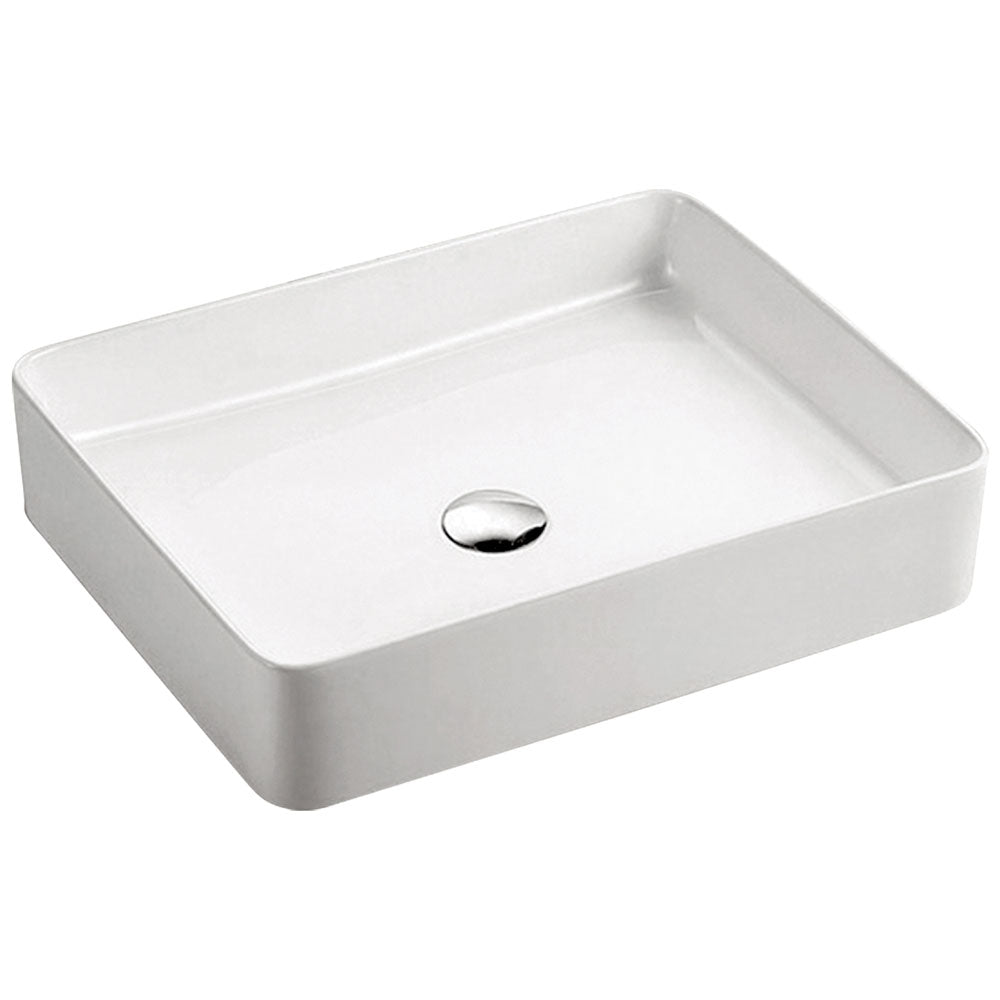 Fienza Luciana Above Counter Basin 510 x 405 x 110mm, Gloss White