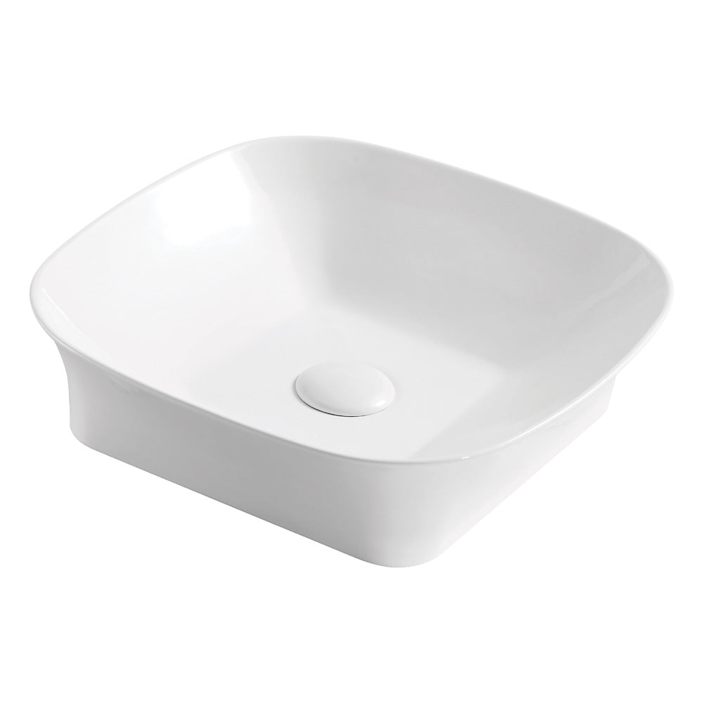 Fienza Chloe Above Counter Basin 400 x 400 x 105mm, Gloss White