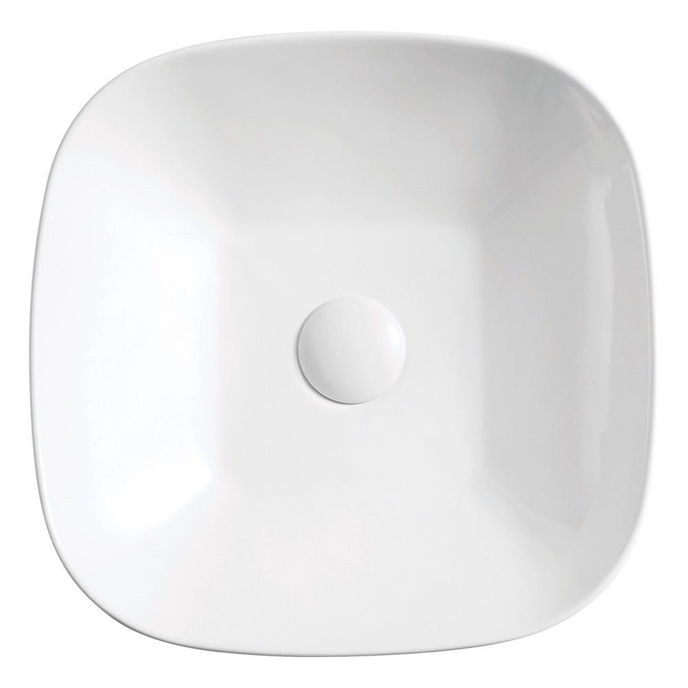 Fienza Chloe Above Counter Basin 400 x 400 x 105mm, Gloss White
