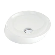 Fienza Alix Above Counter Ceramic Basin 390 x 350 x 100mm, Gloss White