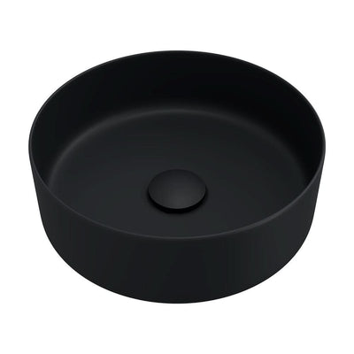 Fienza Reba Round Above Counter Basin 360 x 120mm, Matte Black