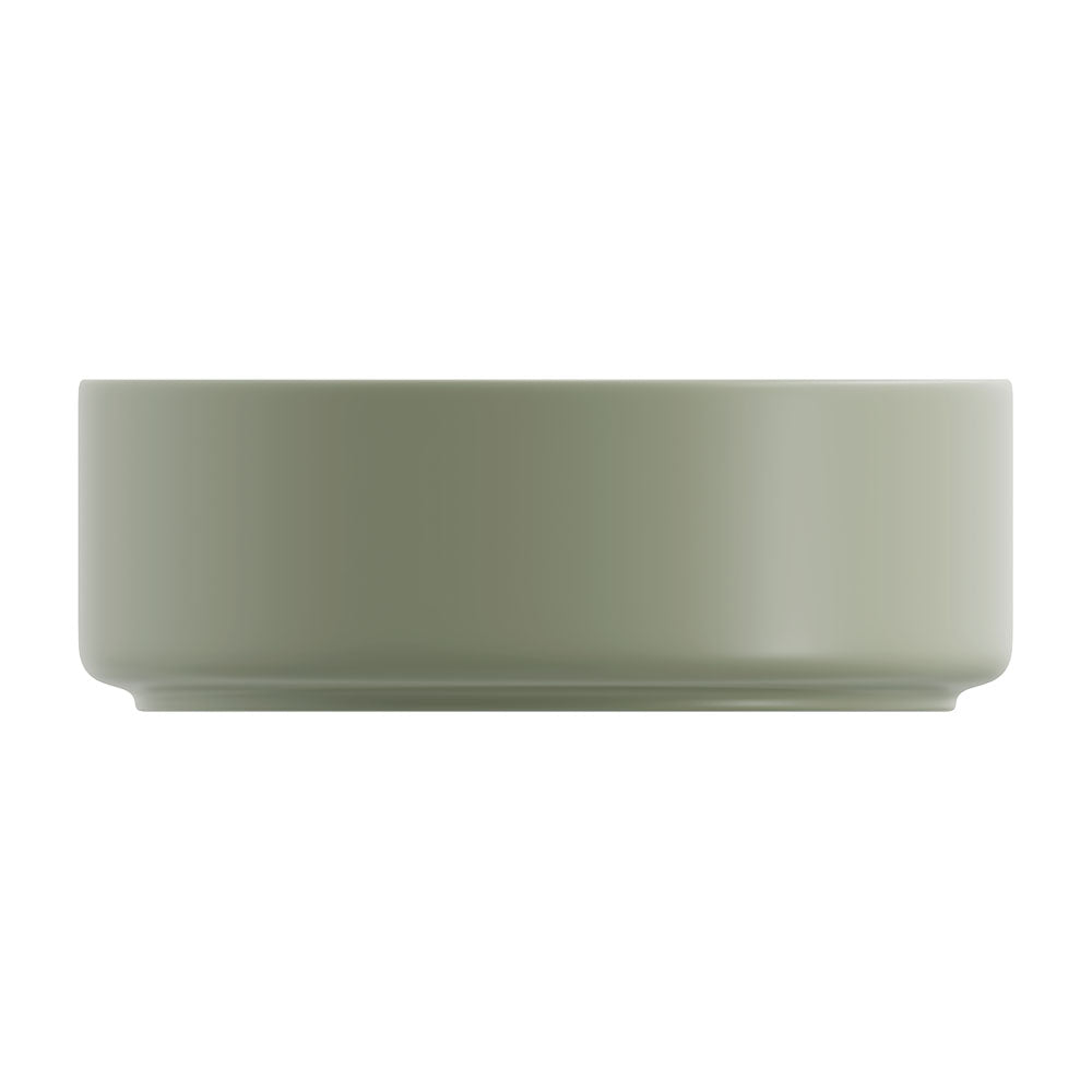 Fienza Reba Round Above Counter Basin 360 x 120mm, Matte Olive