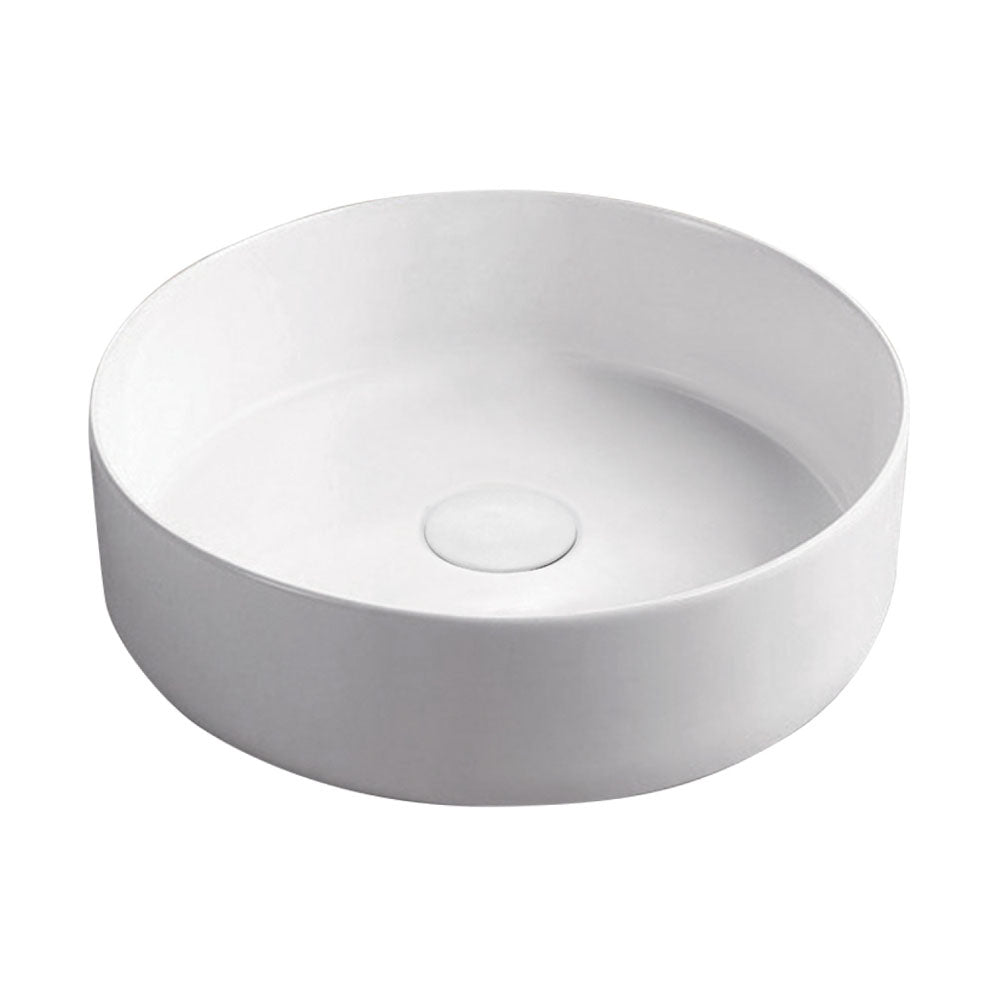 Fienza Reba Round Above Counter Basin 360 x 120mm, Matte White