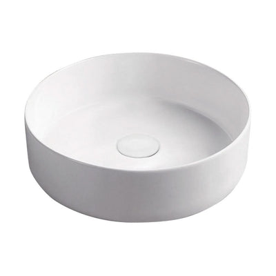 Fienza Reba Round Above Counter Basin 360 x 120mm, Matte White