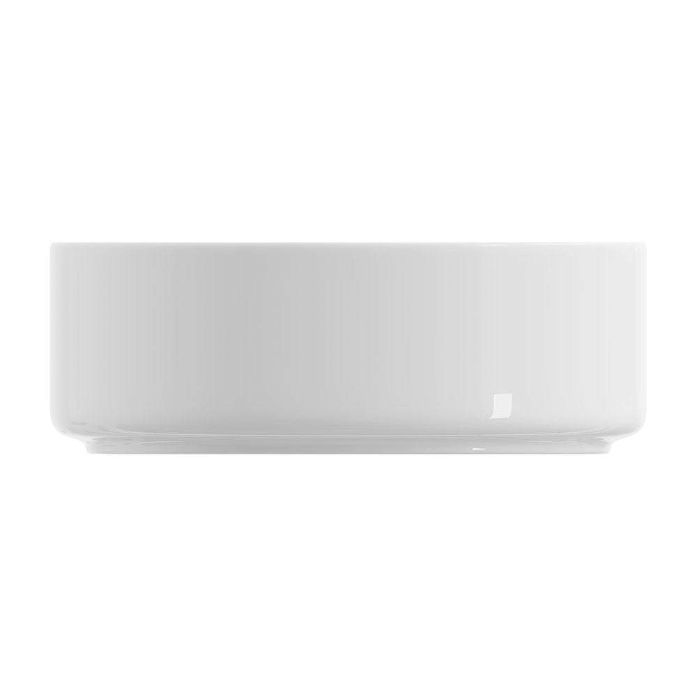 Fienza Reba Round Above Counter Basin 360 x 120mm, Gloss White