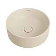 Fienza Reba Luxe Round Basin with Overflow Above Counter, Matte Khaki