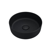 Fienza Reba Mini Round Above Counter Basin 310 x 110mm, Matte Black