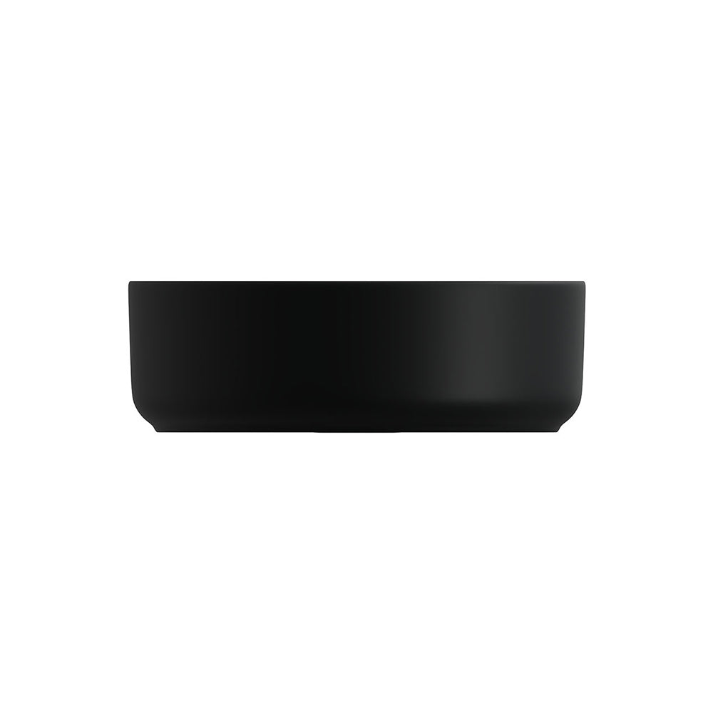 Fienza Reba Mini Round Above Counter Basin 310 x 110mm, Matte Black