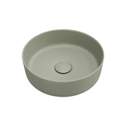 Fienza Reba Mini Round Above Counter Basin 310 x 110mm, Matte Olive