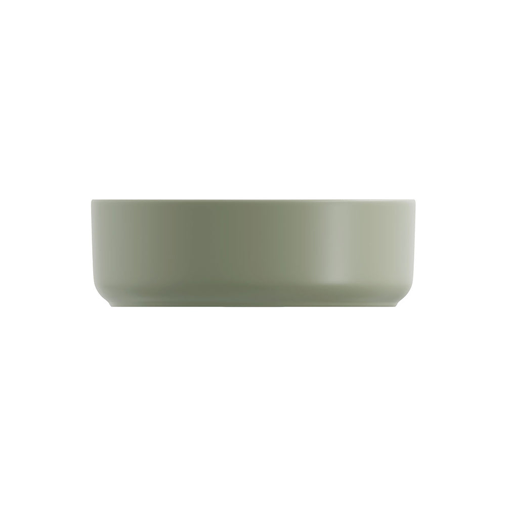 Fienza Reba Mini Round Above Counter Basin 310 x 110mm, Matte Olive
