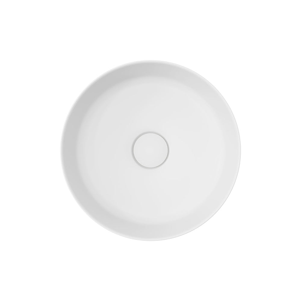 Fienza Reba Mini Round Above Counter Basin 310 x 110mm, Matte White