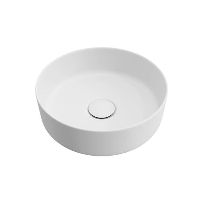 Fienza Reba Mini Round Above Counter Basin 310 x 110mm, Matte White
