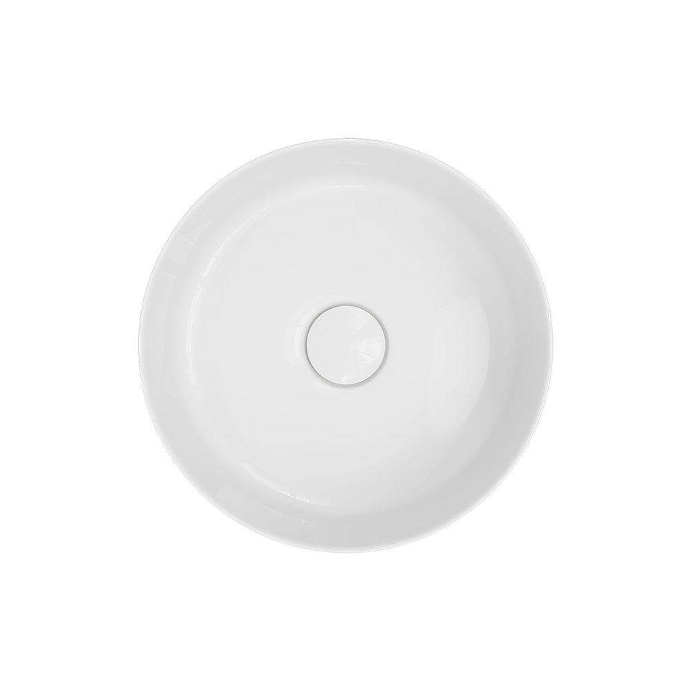 Fienza Reba Mini Round Above Counter Basin 310 x 110mm, Gloss White