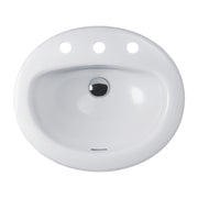 Fienza Stella Drop-In Basin 3TH 515 x 432 x 193mm, Gloss White