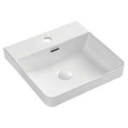 Fienza Petra Semi-Inset Basin 1TH, Gloss White