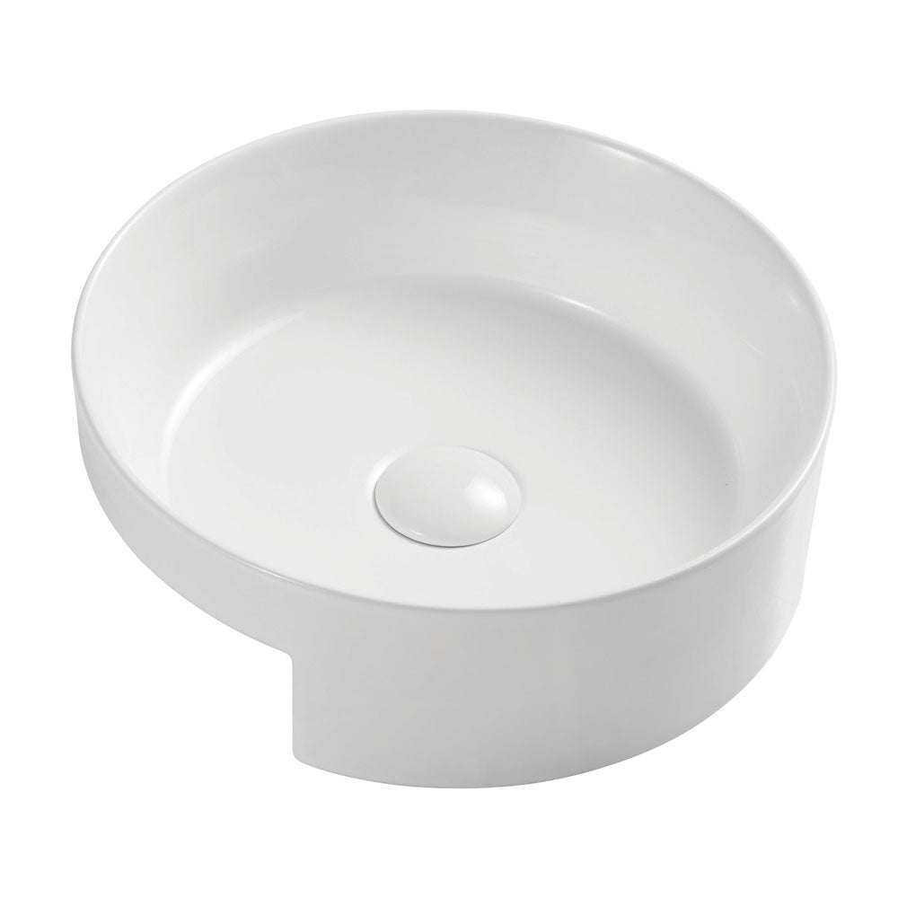 Fienza Reba Semi-Recessed Basin NTH, Gloss White