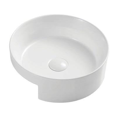 Fienza Reba Semi-Recessed Basin NTH, Gloss White