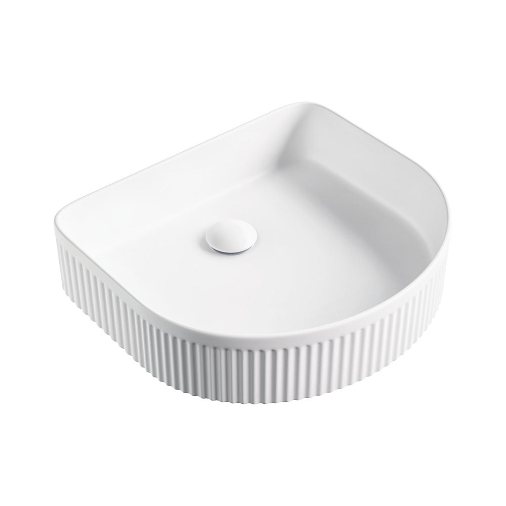 Fienza Eleanor Arch Above Counter Basin 415 x 365 x 100mm, Matte White
