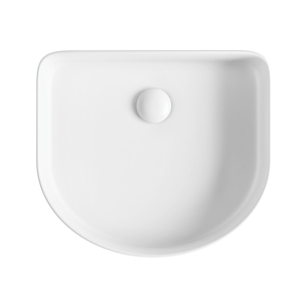 Fienza Eleanor Arch Above Counter Basin 415 x 365 x 100mm, Matte White