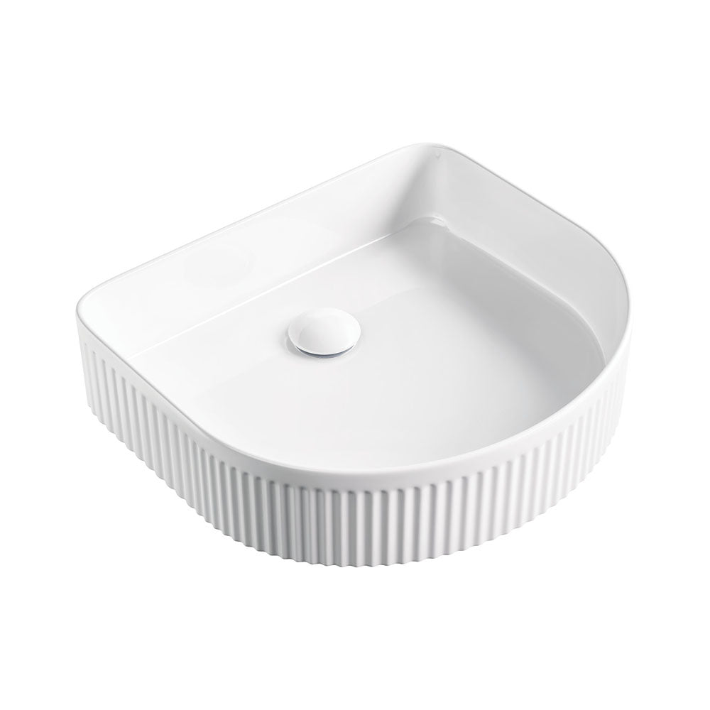 Fienza Eleanor Arch Above Counter Basin 415 x 365 x 100mm, Gloss White