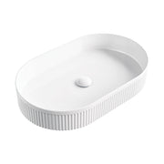 Fienza Eleanor Oval Above Counter Basin 580 x 360 x 100mm, Gloss White