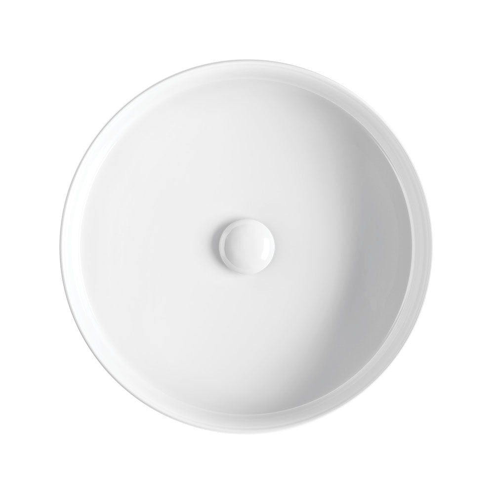Fienza Eleanor Round Above Counter Basin 410 x 410 x 100mm, Gloss White