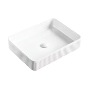 Fienza Eleanor Rectangular Above Counter Basin 500 x 380 x 100mm, Gloss White