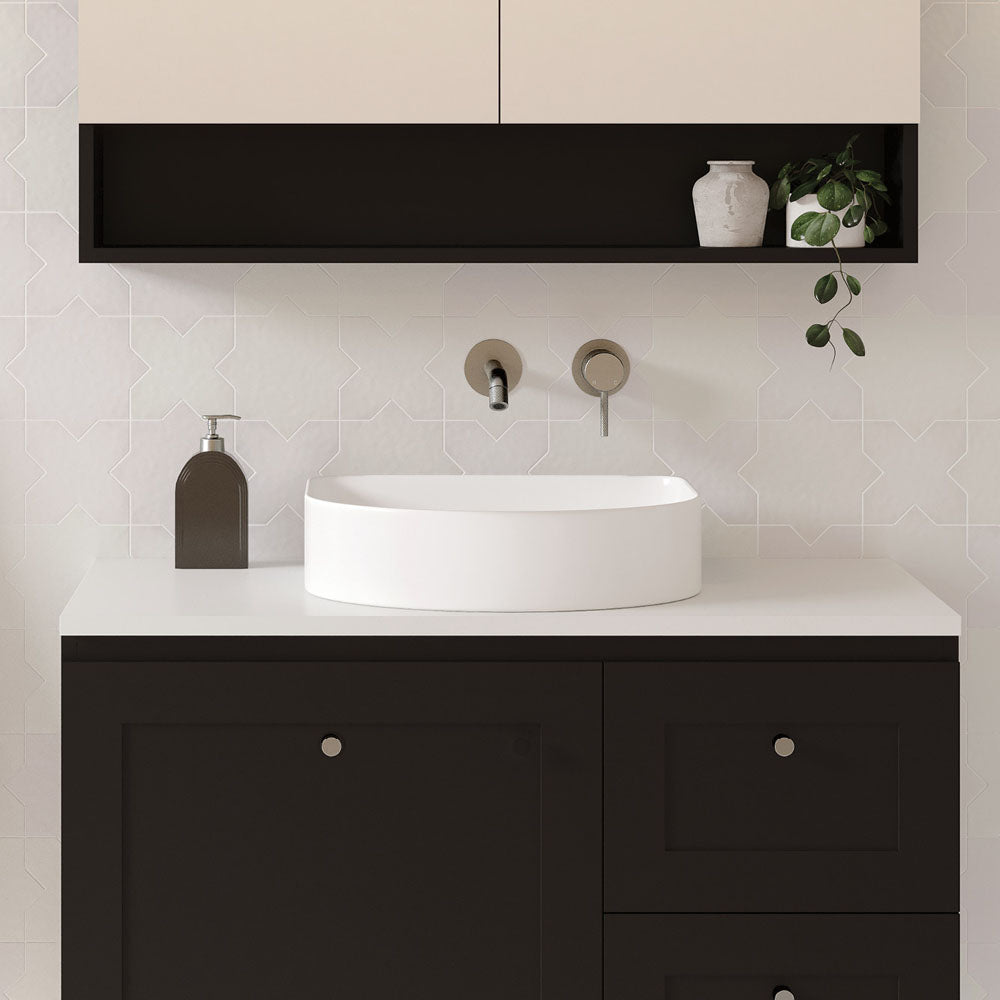 Fienza Forma Arch Above Counter Basin 415 x 365 x 100mm, Gloss White