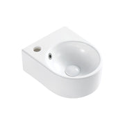 Fienza Junior Wall Hung Basin Ceramic 1TH 270 x 340 x 125mm, White