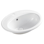 Fienza Lacy Drop-In Basin Ceramic 1TH 565 x 480 x 218mm, White
