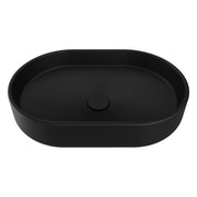 Fienza Eden Pill Basin Above Counter Ceramic, Matte Black