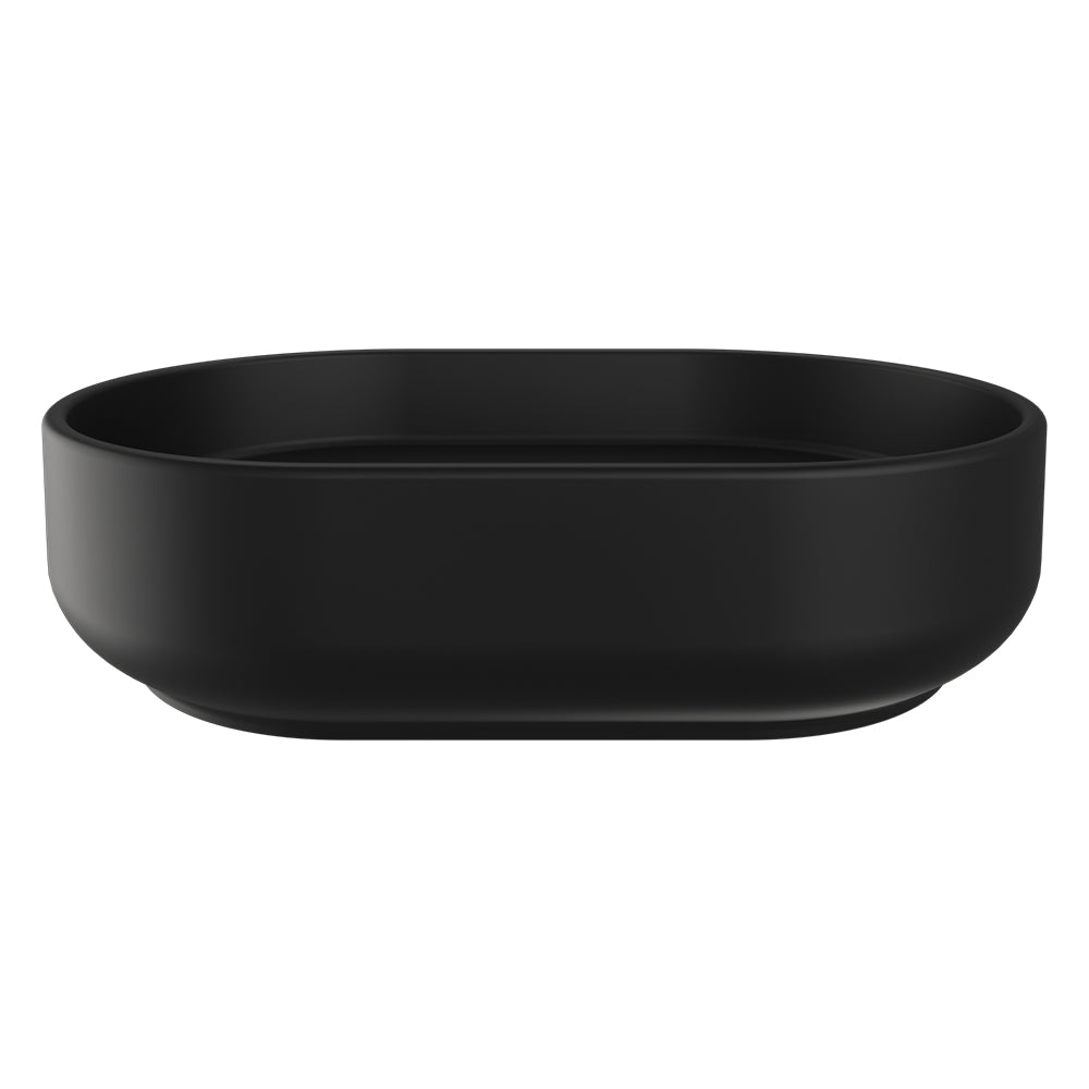 Fienza Eden Pill Basin Above Counter Ceramic, Matte Black