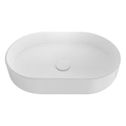Fienza Eden Pill Basin Above Counter Ceramic, Matte White