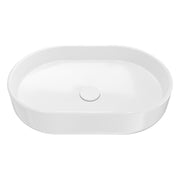 Fienza Eden Pill Basin Above Counter Ceramic, Gloss White