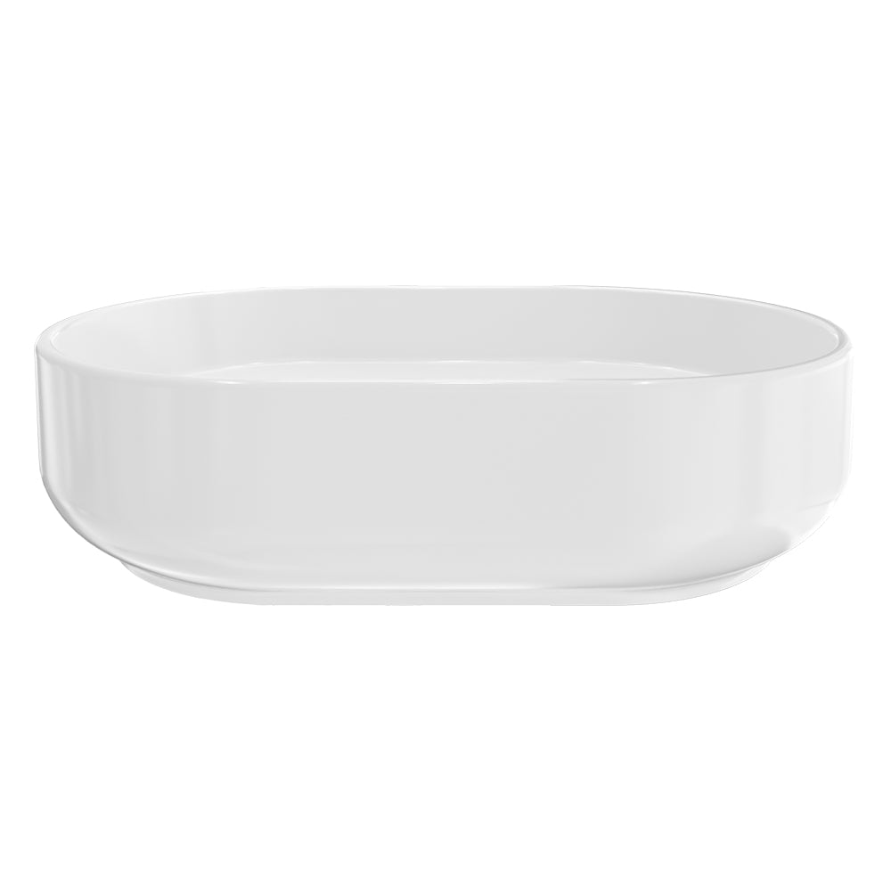 Fienza Eden Pill Basin Above Counter Ceramic, Gloss White