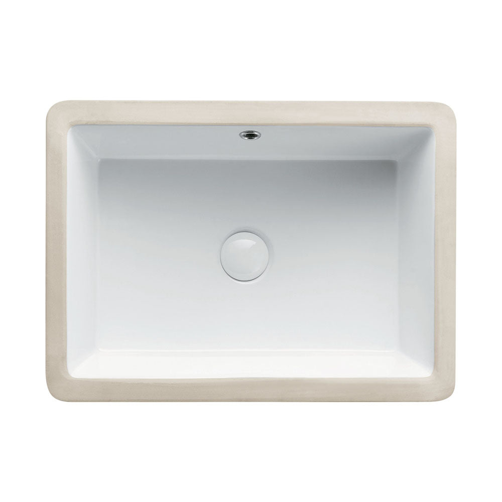 Fienza Petra Undermount Basin 560 x 415 x 190mm, Gloss White