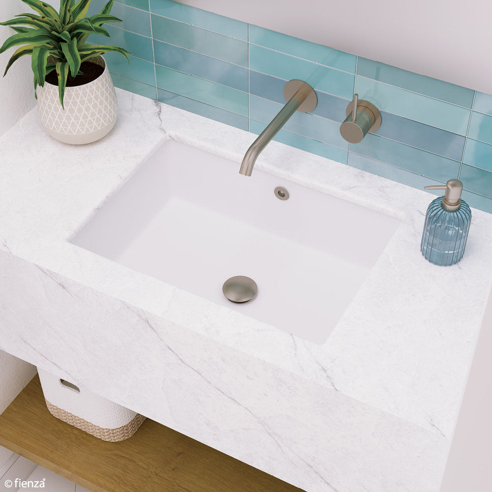 Fienza Petra Undermount Basin 560 x 415 x 190mm, Gloss White