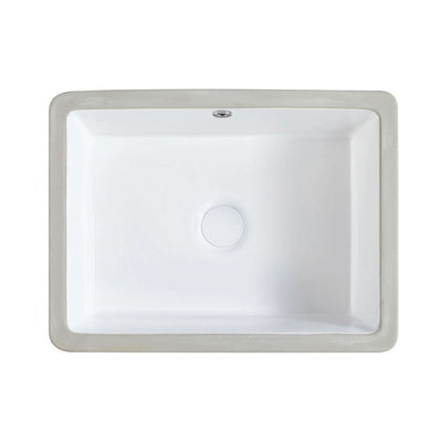 Fienza Koko Undermount Basin with Overflow 465 x 350 x 180mm, Matte White