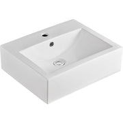 Fienza Willow Above Counter Ceramic Basin, Gloss White