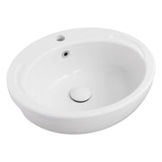 Fienza Micki Semi-Recessed Basin 520 x 430 x 180mm, Gloss White