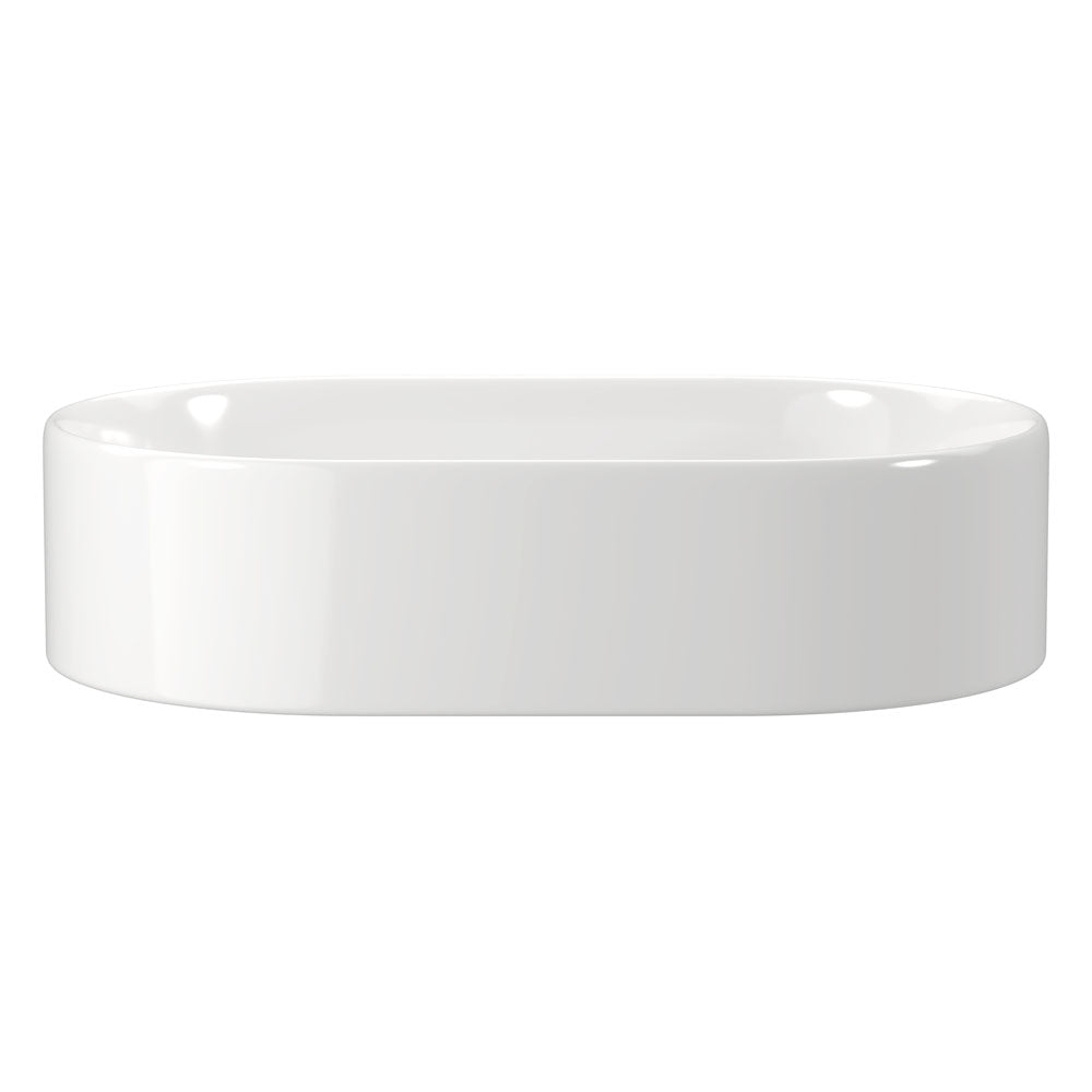 Fienza Aluca Pill Above Counter Basin 510 x 310 x 120mm, Gloss White