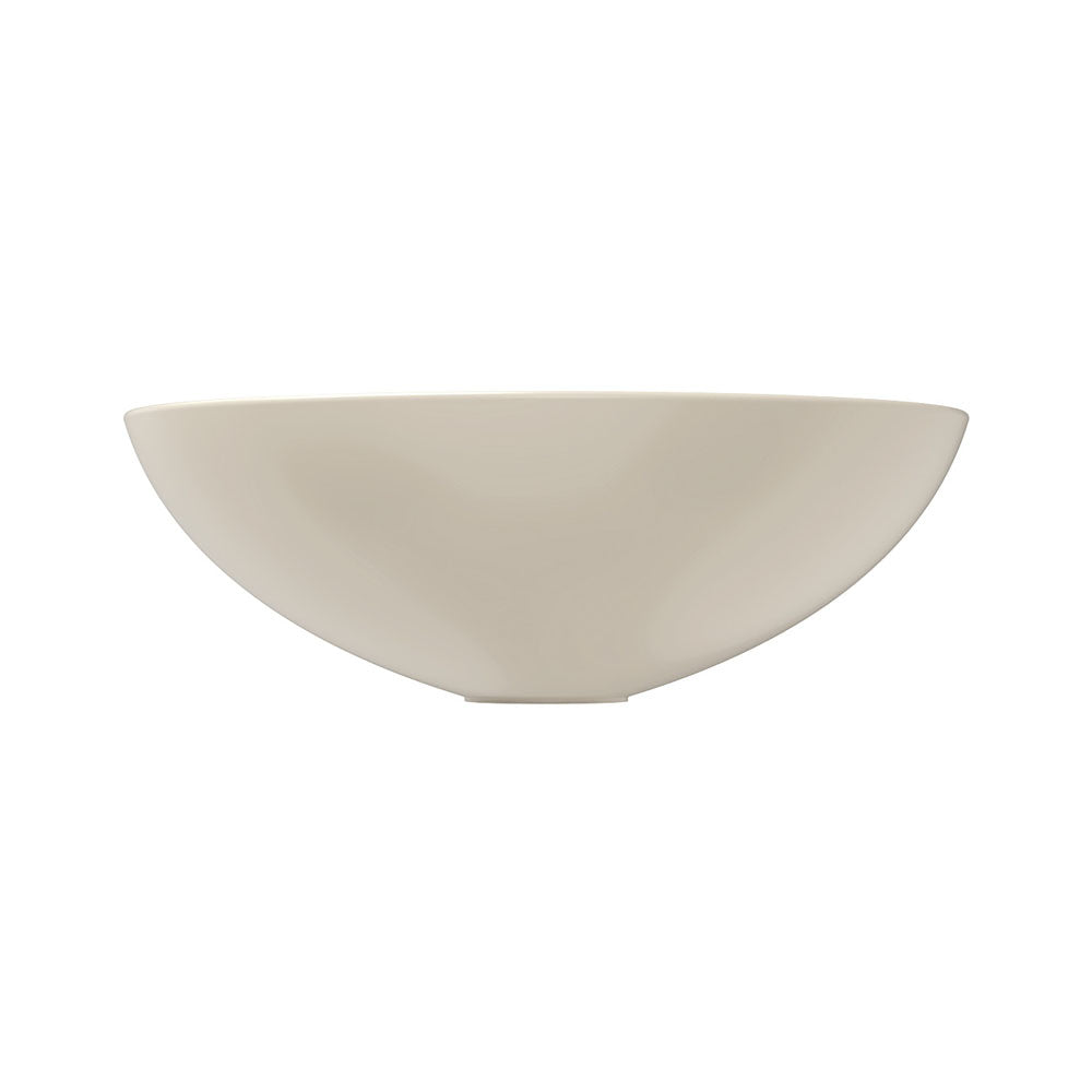 Fienza Aluca Slim Edge Basin 400mm Ceramic Above Counter, Matte Khaki