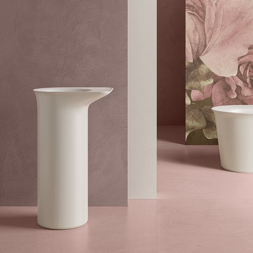 Fienza RAK Valet Freestanding Basin 900 x 530 x 395mm No Overflow NTH, Matte White