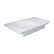 Fienza RAK Valet Wall Hung Basin 920 x 505mm Left Bowl NTH No Overflow, Matte White