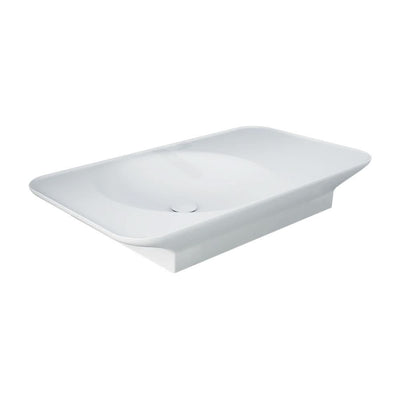 Fienza RAK Valet Wall Hung Basin 920 x 505mm Left Bowl NTH No Overflow, Matte White