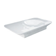 Fienza RAK Valet Wall Hung Basin 920 x 505mm Right Bowl NTH No Overflow, Alpine Gloss White